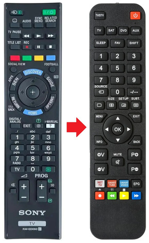 Telecomando adatto per sony - telecomando,